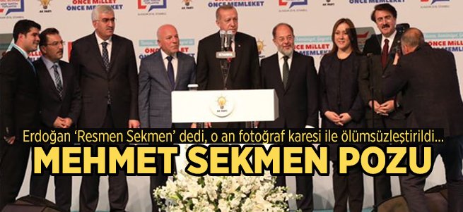 Mehmet Sekmen Resmen Aday