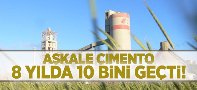 Aşkale çimento 8 yılda 10 bin 200 ağaç dikti