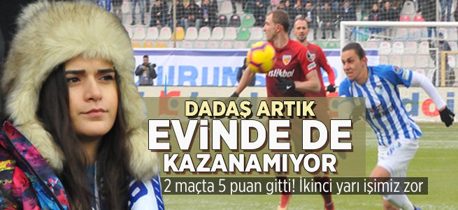 B.B Erzurumspor artık evinde de kazanamıyor