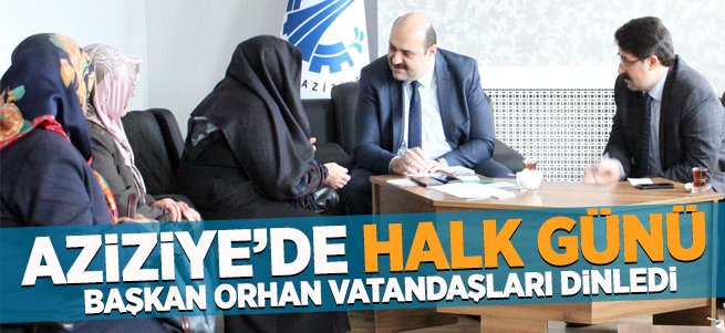 Başkan Orhan halk gününde vatandaşları dinledi 