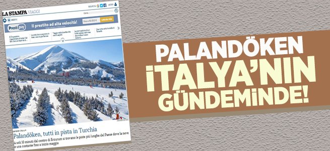 Palandöken İtalya'nın gündeminde!