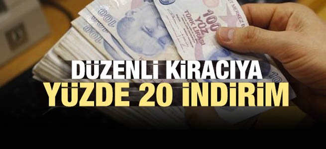 Düzenli kiracılara yüzde 20 indirim