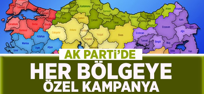 AK Parti'den 7 bölgeye özel seçim stratejisi