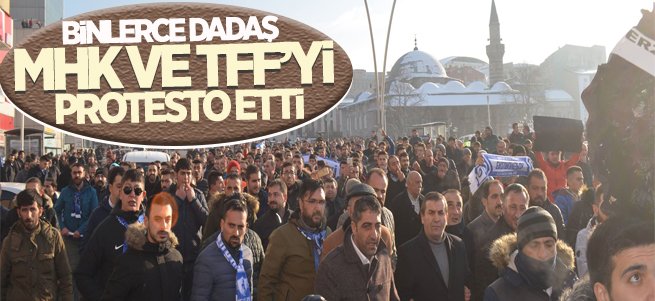 Dadaşlar MHK ve TFF’yi Protesto Etti