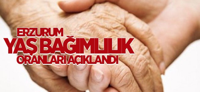 Erzurum Yaş Bağımlılık Oranları Açıklandı