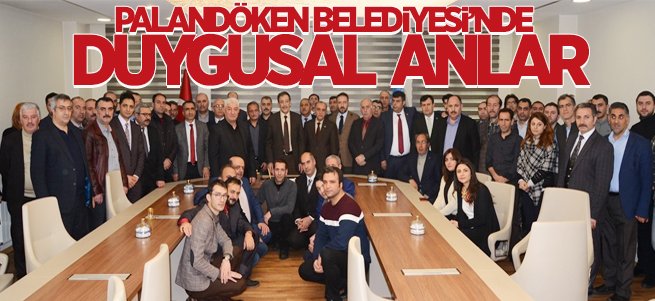 Başkan Bulutlar, personelle vedalaştı...