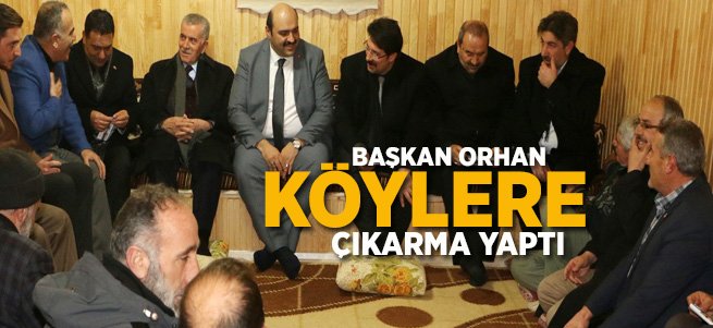 Başkan Orhan Köylere Çıkarma Yaptı 