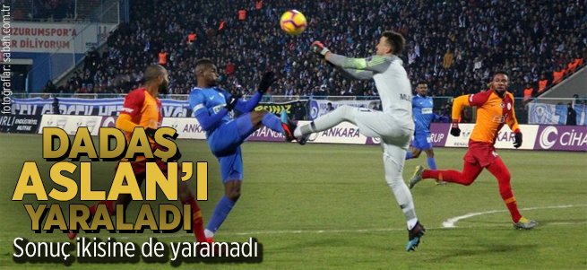 Dadaş Aslan'ı yaraladı! Sonuç iki takıma da yaramadı