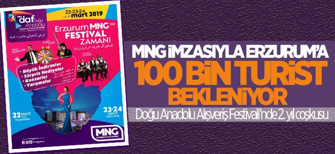 Erzurum’a 100 Bin Turist Bekleniyor 