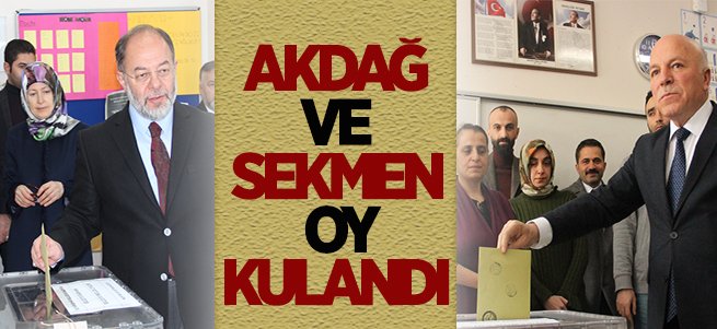 Akdağ ve Sekmen oyunu kullandı 