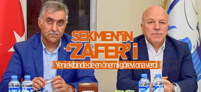 Sekmen’in en güvendiği isim Zafer Aynalı