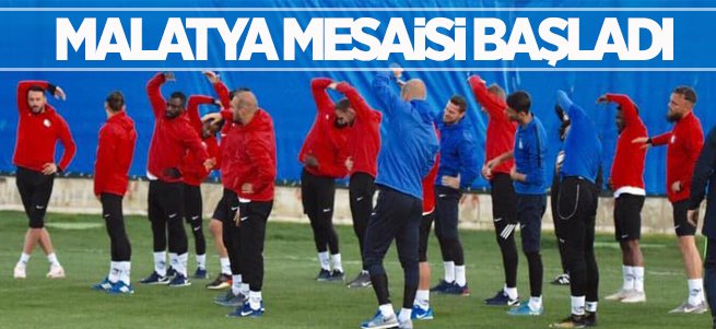 B.B Erzurumspor'un Malatya Mesaisi Başladı