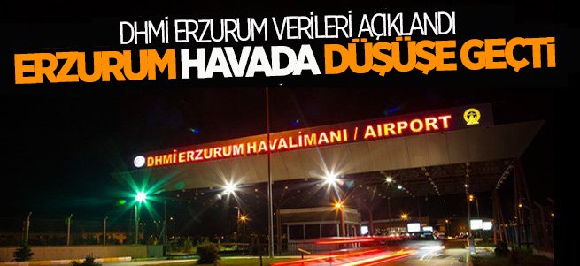 DHMİ Erzurum verileri açıklandı