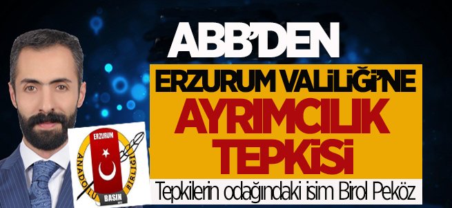 ABB'den Erzurum Valiliği’ne ''ayrımcılık'' tepkisi 