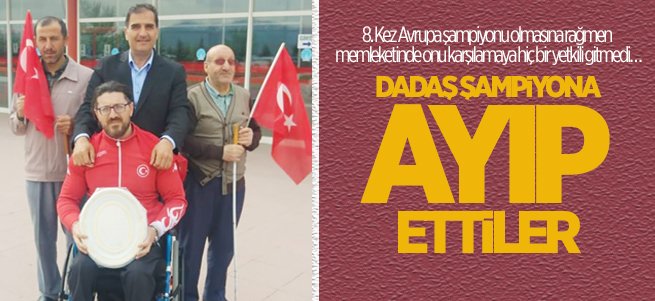 Dadaş şampiyona karşılama ayıbı!