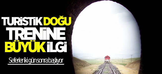 Turistik Doğu Ekspresi'ne de ilgi büyük