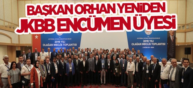 Başkan Orhan Yeniden JKBB Encümen Üyesi 