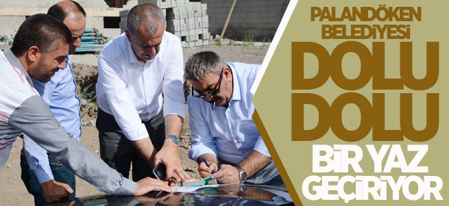 Palandöken Belediyesi yaz aylarını dolu dolu geçiriyor 