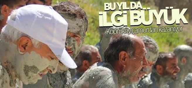 Şifalı çamura bu yıl da ilgi büyük