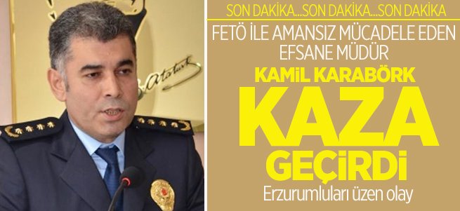 Kamil Müdür Kaza Geçirdi