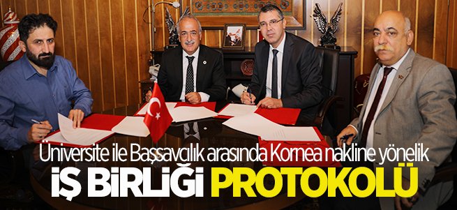 Kornea nakline yönelik iş birliği protokolü