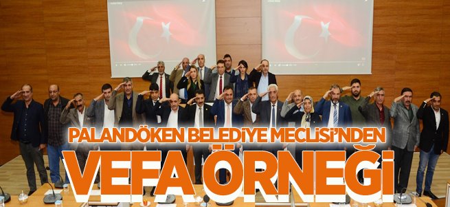 Palandöken Belediye Meclisinden Vefa Örneği