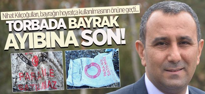 Erzurumlu gazeteci bayrak ayıbına son verdirdi!