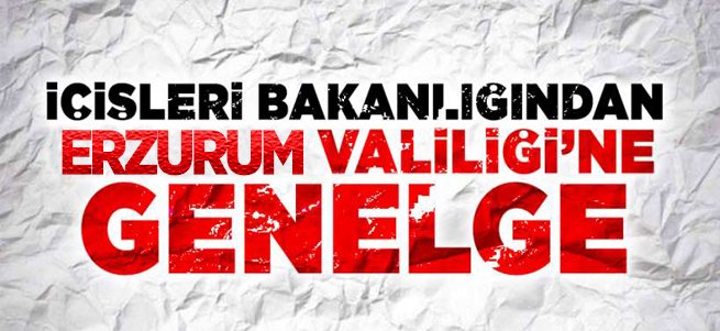 İçişleri Bakanlığından 81 ile "kış" genelgesi