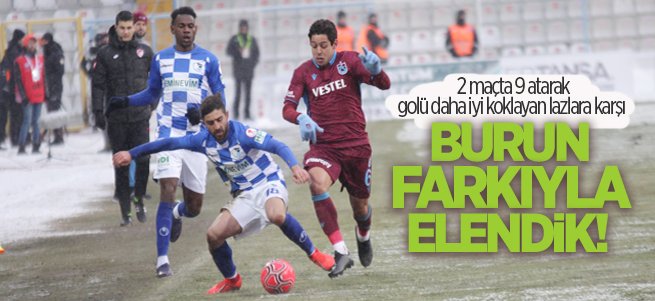 BB Erzurumspor 2 maçta 9 gol yiyerek veda etti