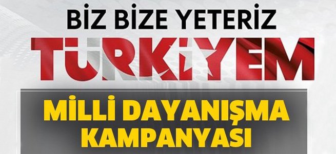 Milli Dayanışma Kampanyası Başlatıldı