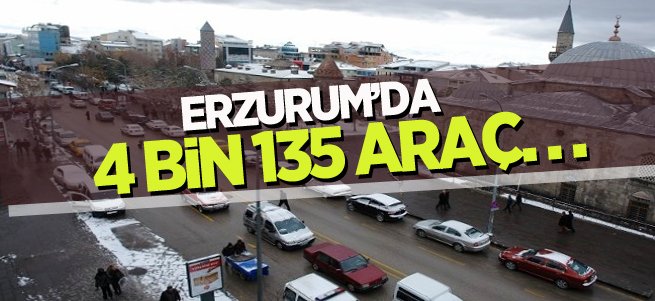 Erzurum'da 4 Bin 135 Araç Devredildi