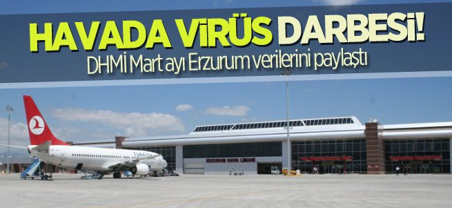 Erzurum'a havada virüs darbesi!