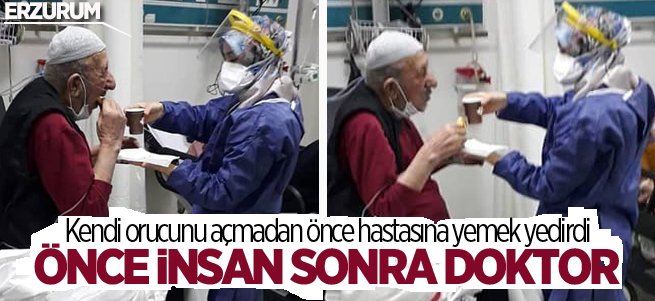 ’Önce insan sonra Doktor’ dedirten görüntü...