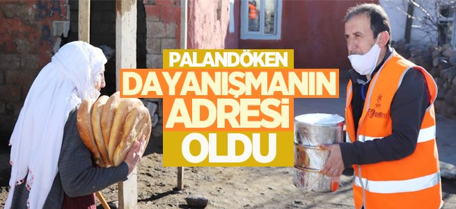 Palandöken dayanışmanın adresi oldu