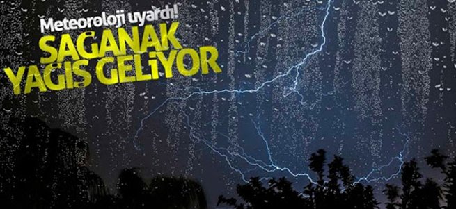 Meteoroloji'den doğu için yağış uyarısı