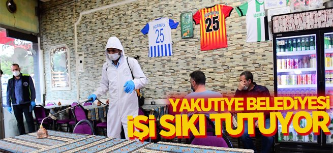 Yakutiye’nin dezenfekte mesaisi sürüyor