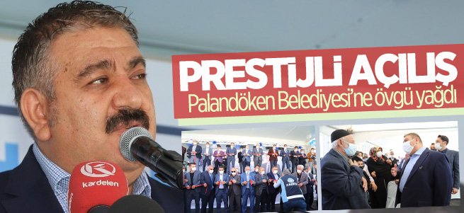 Palandöken Belediyesi’ne övgü yağdı