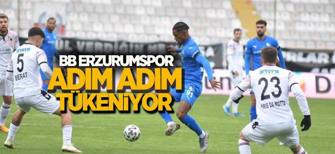 BB Erzurumspor adım adım tükeniyor