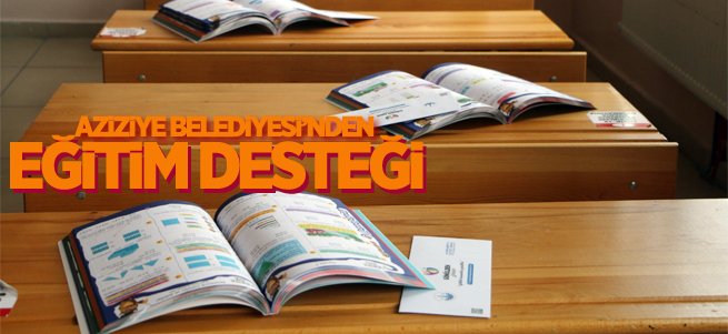 Aziziye belediyesi’nden eğitim desteği