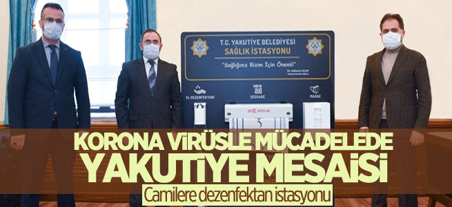 Koronavirüsle Mücadelede Yakutiye Mesaisi