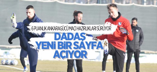 6 puanlık Ankaragücü maçı hazırlıkları sürüyor 