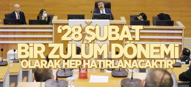 Başkan Sunar'dan 28 Şubat açıklaması