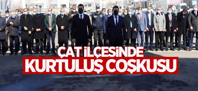 Çat ilçesinde kurtuluş coşkusu