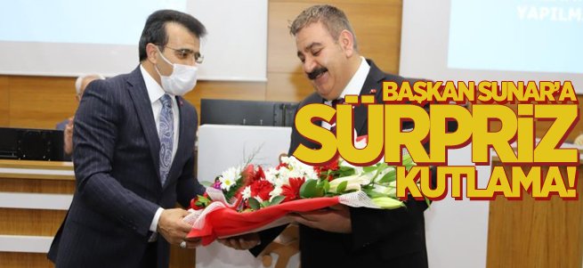 Başkan Sunar’a sürpriz Avukatlar günü kutlaması