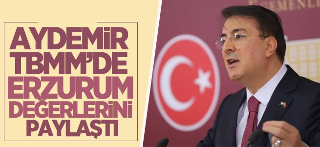 Aydemir TBMM’de Erzurum değerlerini paylaştı