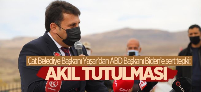 Başkan Yaşar’dan ABD Başkanı Biden’e sert tepki