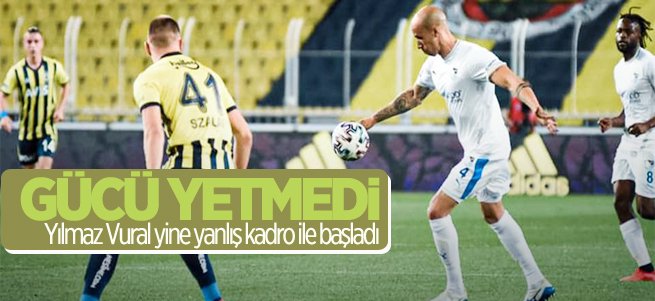 Erzurumspor’un Fenerbahçe’ye gücü yetmedi