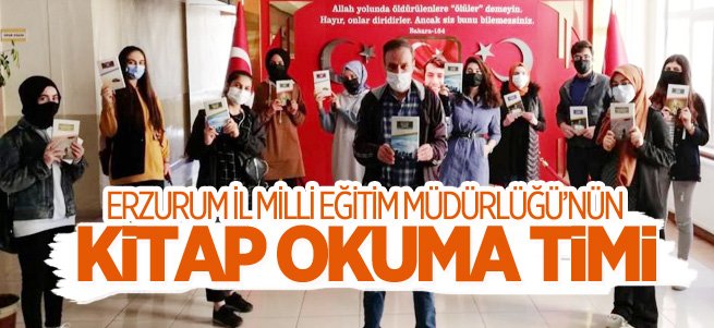 Erzurum Milli Eğitim'den  kitap okuma seferberliği