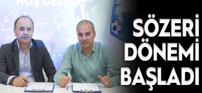 BB Erzurumspor’da Erkan Sözeri dönemi başladı