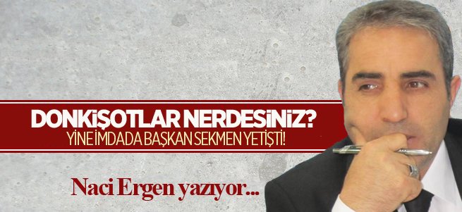 DONKİŞOTLAR NERDESİNİZ?